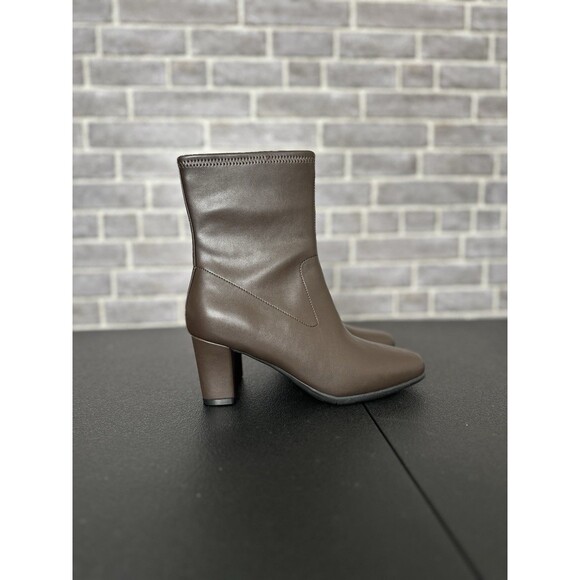 Aerosoles Women's Cinnamon Heeled Tailored Booties Brown Size 8.5M - Picture 2 of 11